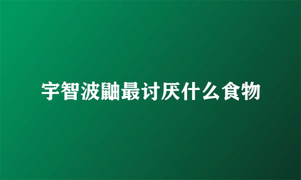 宇智波鼬最讨厌什么食物