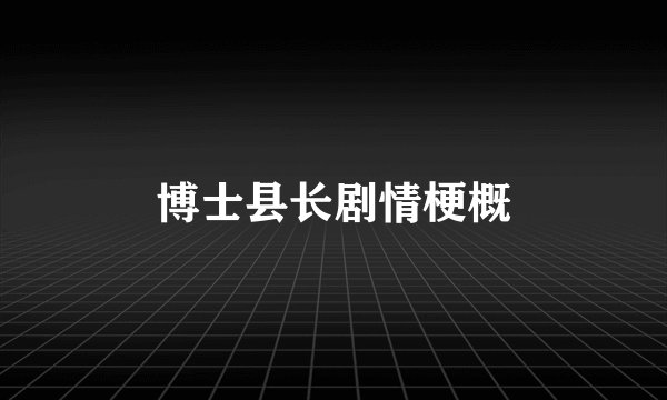 博士县长剧情梗概