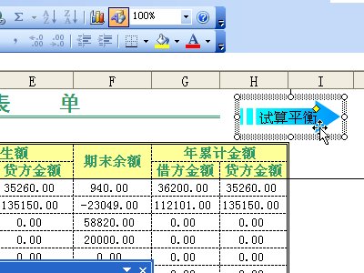 试算平衡表怎么做?