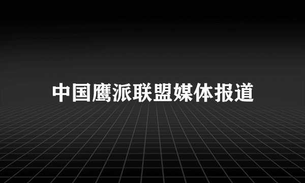 中国鹰派联盟媒体报道
