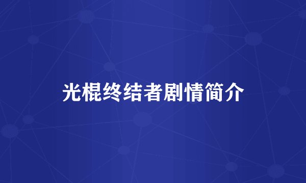 光棍终结者剧情简介