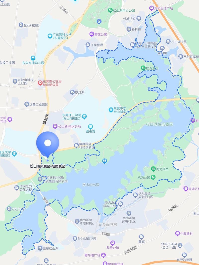 松山湖属于东莞哪个镇，东莞松山湖属于哪个镇的