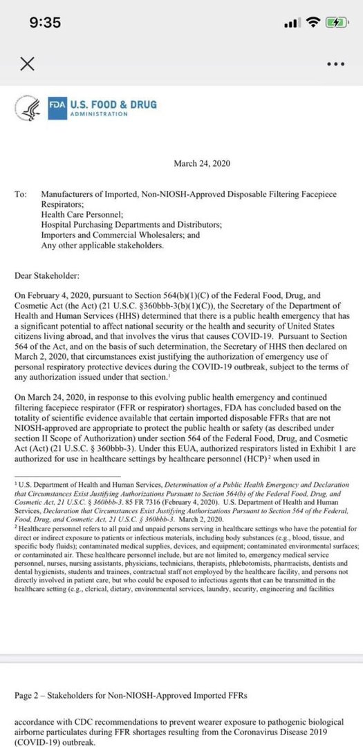 美国医院不再使用KN95,缩紧FDA标准