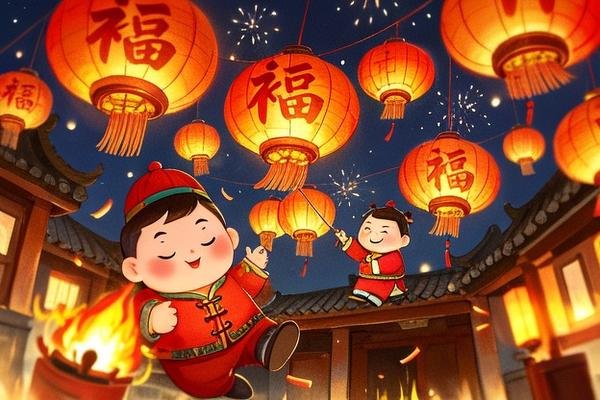 大红灯笼高高挂,火焰般的胖娃娃是什么