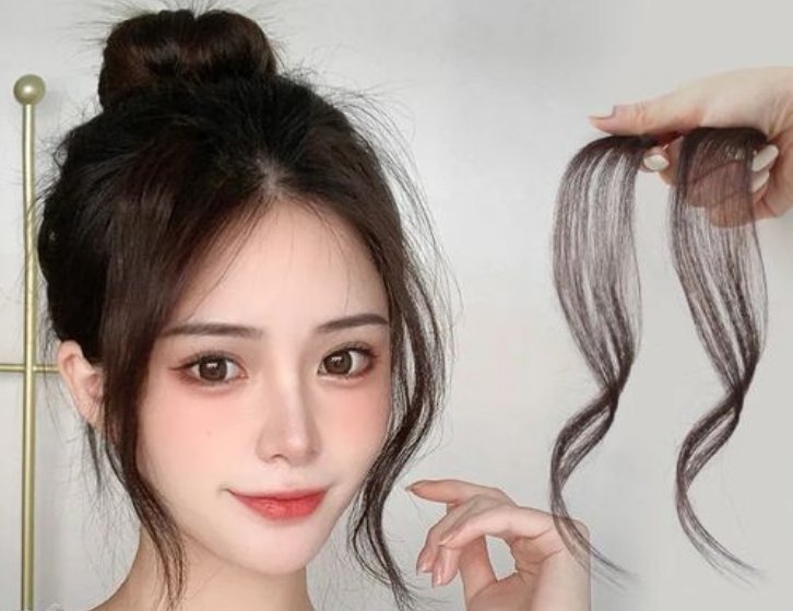 女生刘海两边的头发叫什么