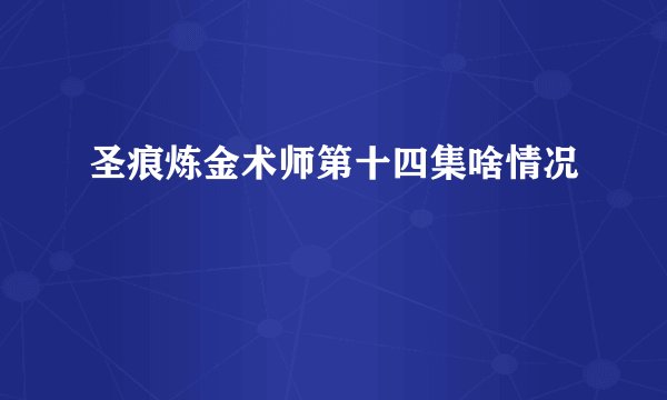 圣痕炼金术师第十四集啥情况