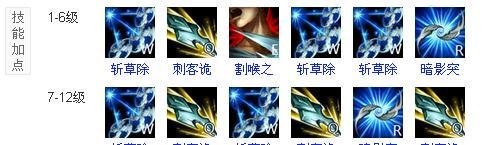 英雄联盟刀锋之影攻略刀锋之影技能套路