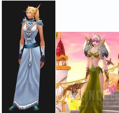 牧师幻化月布长袍和同差法袍配什么手套和腰带好看呢？