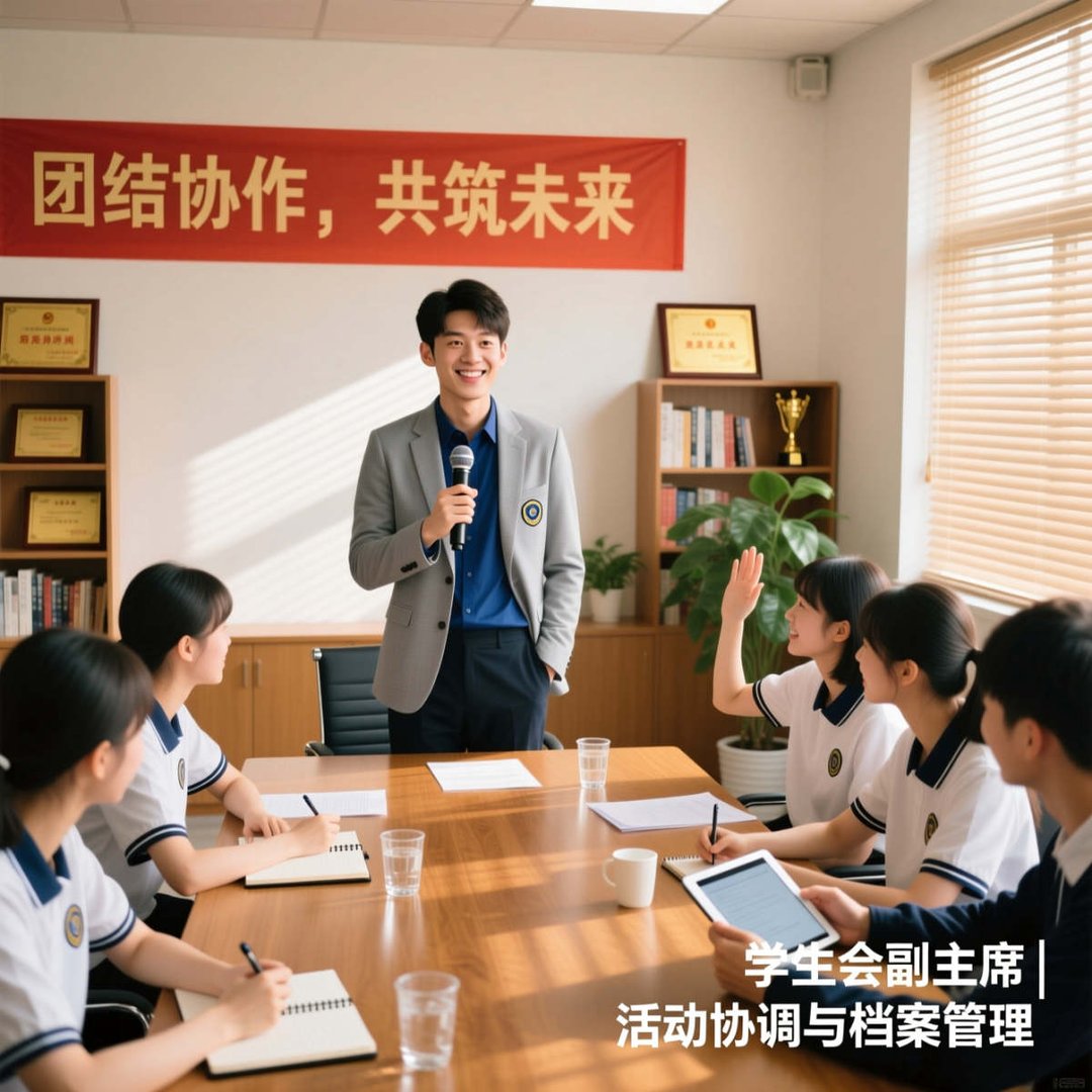 学生会副主席主管什么呢？