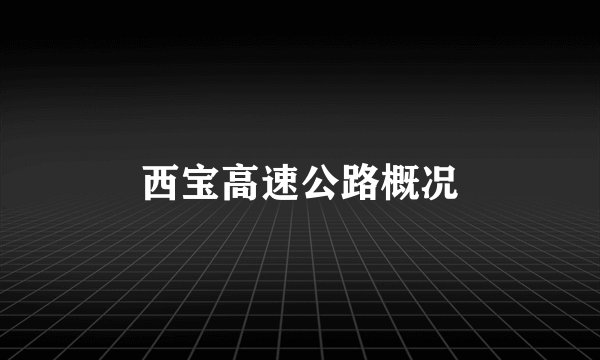 西宝高速公路概况