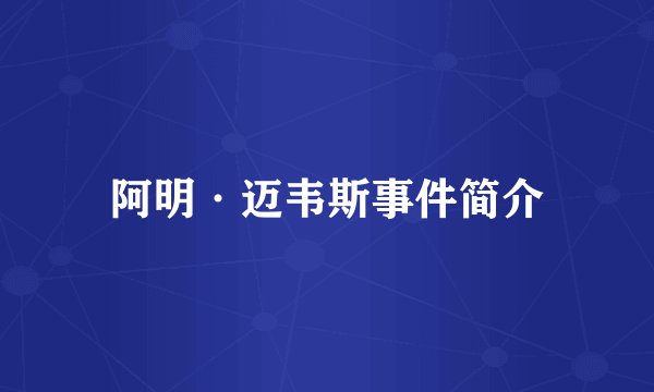 阿明·迈韦斯事件简介