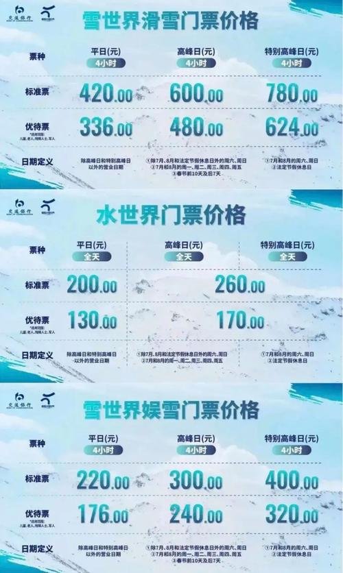 上海银七星滑雪场票价，上海七星室内滑雪