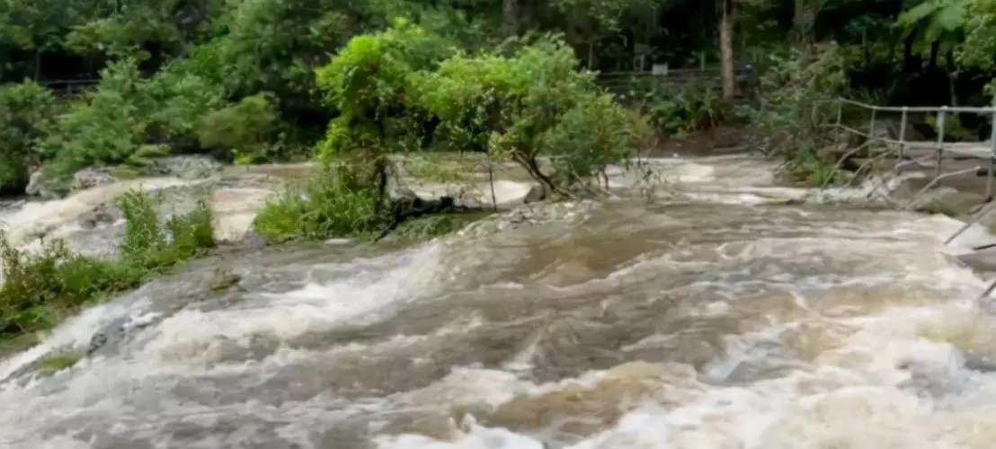 成都大邑突发山洪，水流汹涌穿过桥洞！山洪为何比洪水危害更大？