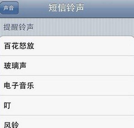 iphone5s怎么设置手机铃声