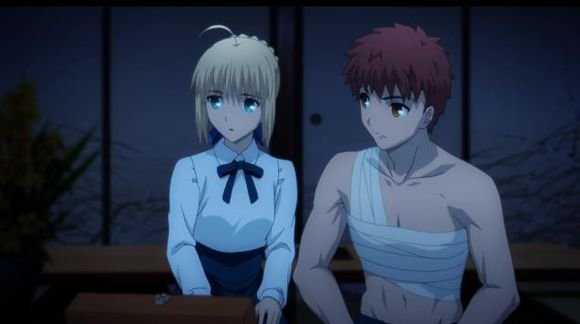 求Fate stay night 游戏里补魔截图。