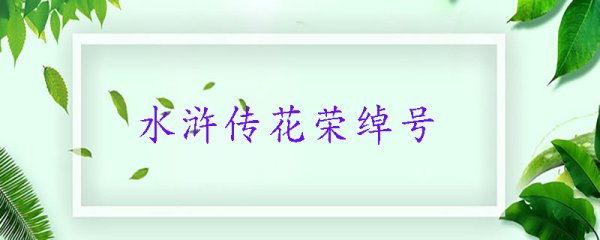水浒传花荣绰号