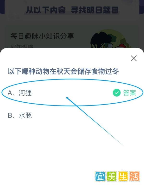 蚂蚁庄园2024.10.31最新答案？