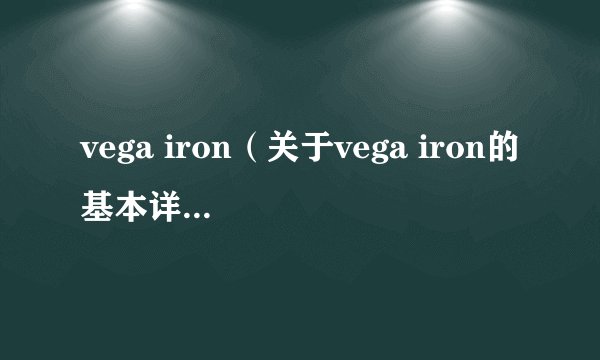 vega iron（关于vega iron的基本详情介绍）