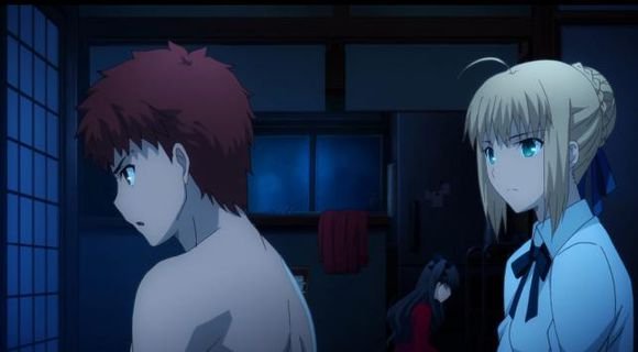 求Fate stay night 游戏里补魔截图。