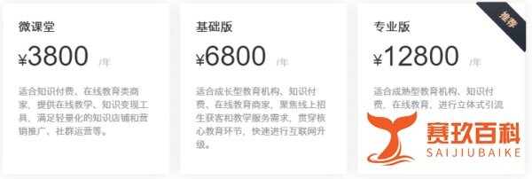 SaaS深度测评:小鹅通、短书、有赞教育、微开讲和格子匠收费价格对比