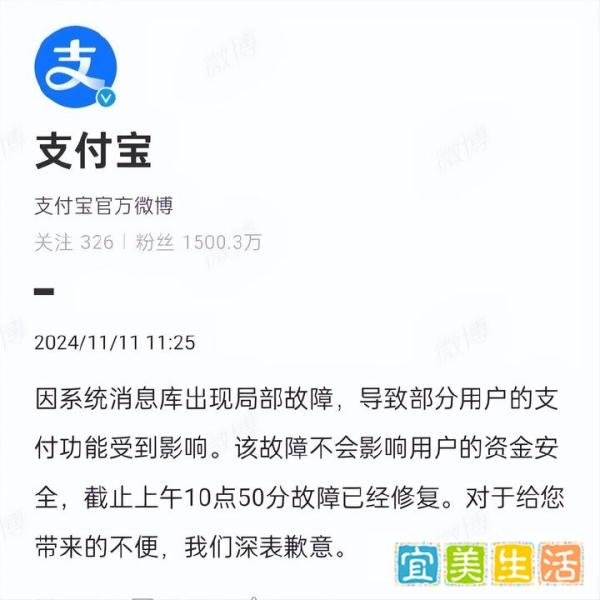 好家伙，今年双11支付宝直接干崩溃了！大量用户遭遇重复扣款