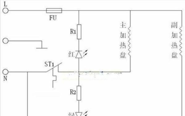 电热水壶内部电路原理图,学会自己手动修,又省一笔!