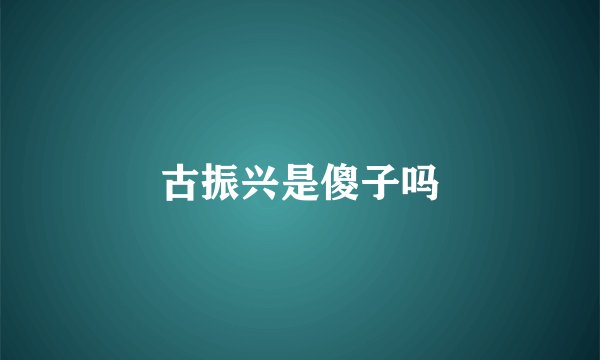 古振兴是傻子吗