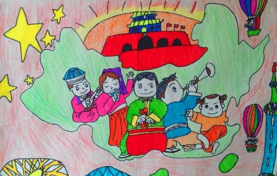 小学一年级红色传奇怎么画？