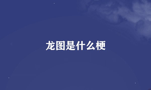 龙图是什么梗