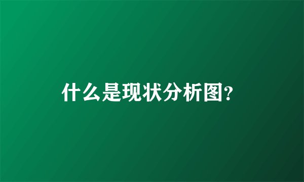 什么是现状分析图？